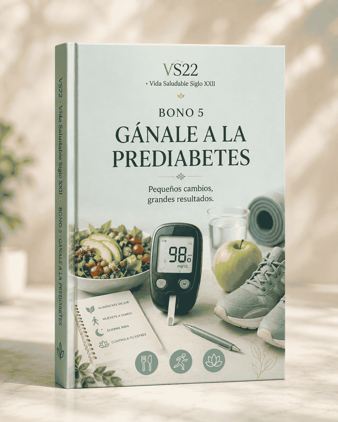 Portada de Gánale a la prediabetes